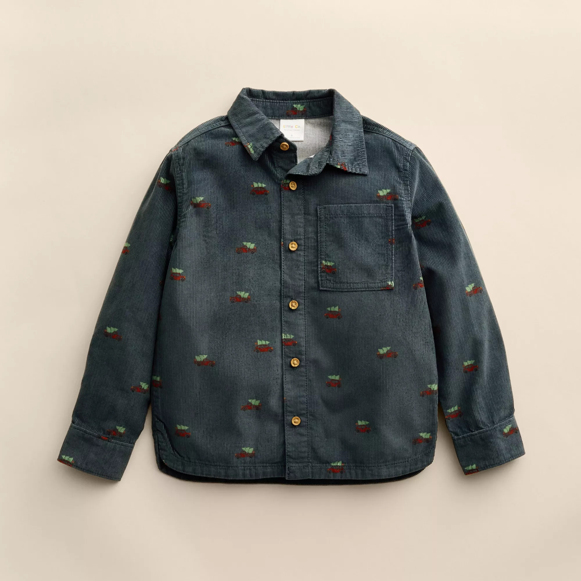 Kids 4-12 Little Co. by Lauren Conrad Long Sleeve Button-Down Overshirt | Kohl's