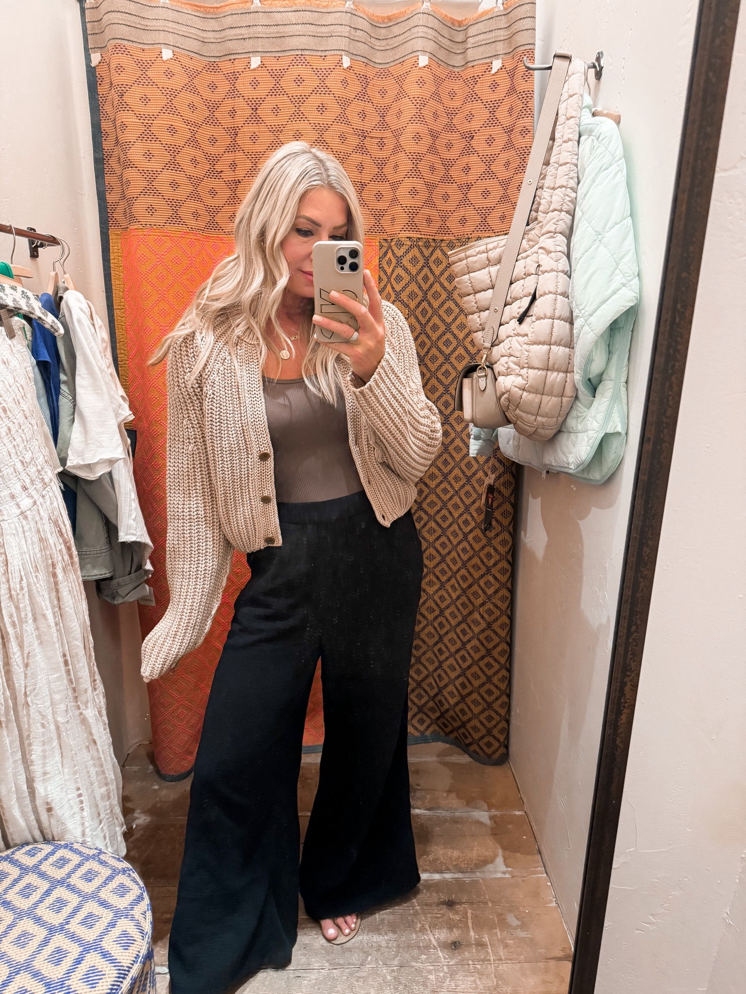 Free People cardigan 
Amazon bodysuit 
O’Neil pants 
Summer outfit that works into fall 

#LTKFindsUnder100 #LTKStyleTip #LTKFindsUnder50