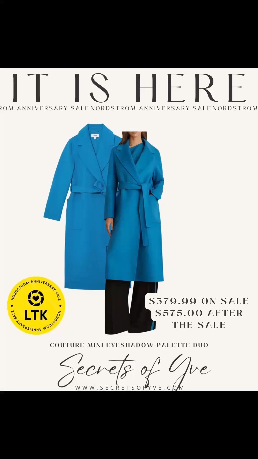 SecretsofYve: Shop the NSALE Nordstrom Anniversary Sale! Happy to be your guide this year as well. 🖤 
Pick some as gifts.
#Secretsofyve #ltkgiftguide
Always humbled & thankful to have you here.. New posts daily at 3pm & 4:15pm EST. 
CEO: PATESI Global & PATESIfoundation.org
@secretsofyve : where beautiful meets practical, comfy meets style, affordable meets glam with a splash of splurge every now and then. I do LOVE a good sale and combining codes! #ltkstyletip #ltksalealert #ltkfamily #ltku #ltkfindsunder100 #ltkactive #ltkactive #ltkkids #ltkfindsunder50 #ltkover40 #ltkpetite #ltkplussize #ltkhome #ltkswim #ltkitbag #ltkwedding #ltkbaby #ltkbeauty #ltkmidsize #ltktravel #ltkparties #ltkbump #ltkwatchnow #ltkxnsale secretsofyve 

#LTKKids #LTKSeasonal #LTKMens