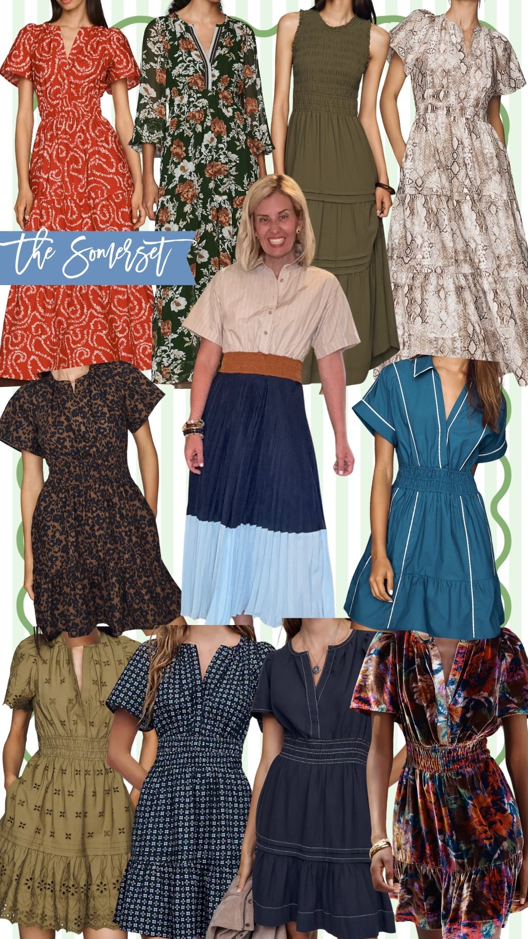 The universally flattering  Somerset dress!! I wear xs. ￼

#LTKdayinmylife #LTKmomlife #LTKootd