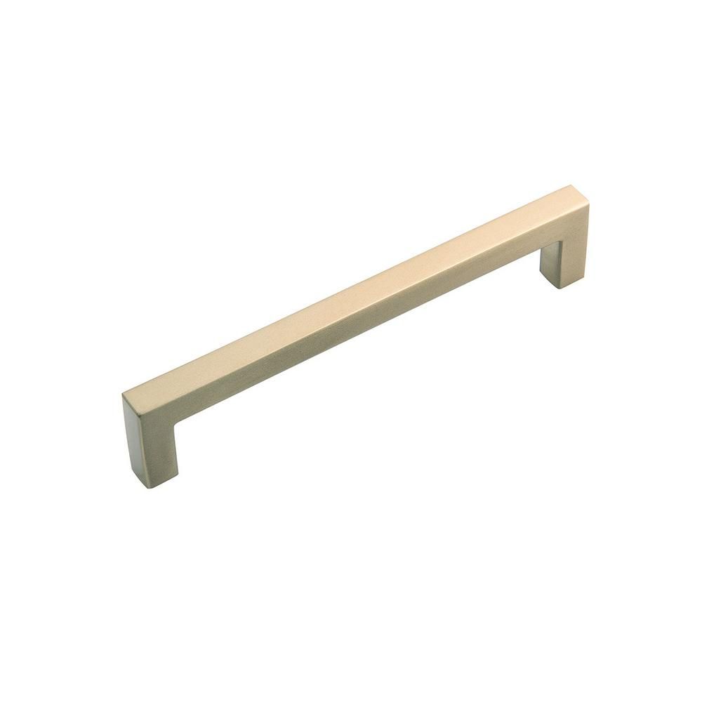 Hickory Hardware 5 in. (128 mm) Skylight Elusive Golden Nickel Cabinet Center-to-Center Pull-HH07... | The Home Depot