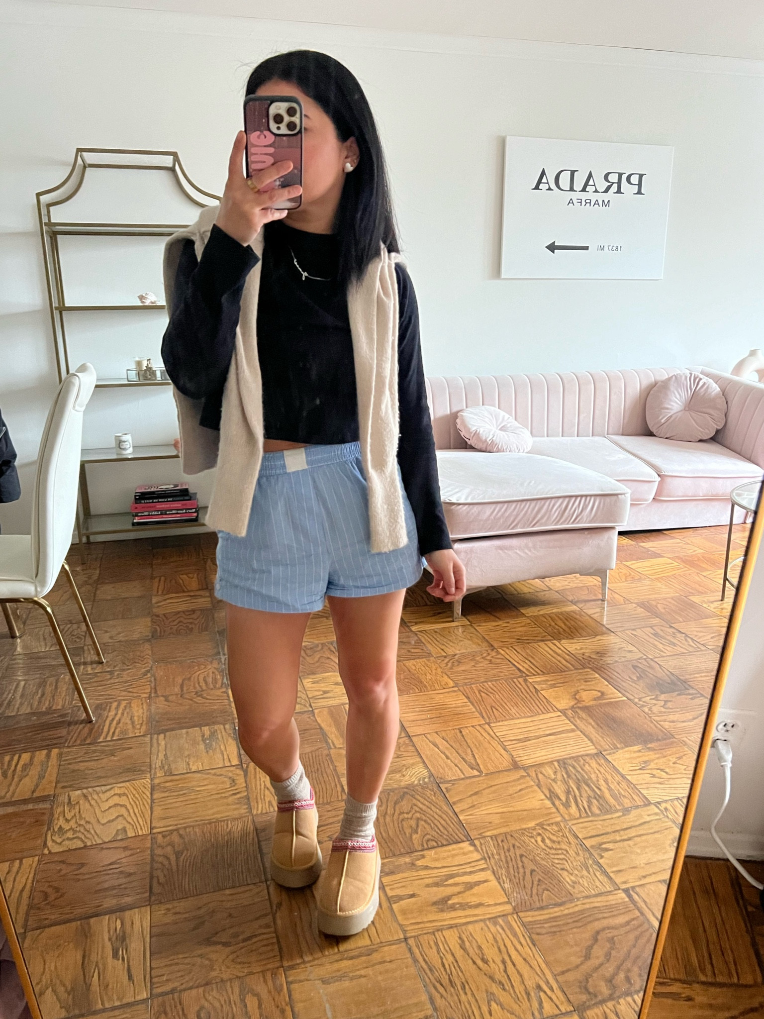 work from home outfit today - boxer shorts are my favorite, definitely a spring must, they’re so chic and easy to dress up or down! 

#LTKfindsunder50 #LTKfindsunder100 #LTKSeasonal