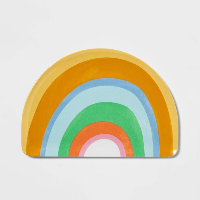 Melamine Rainbow Shape Plate - Spritz&#8482; | Target