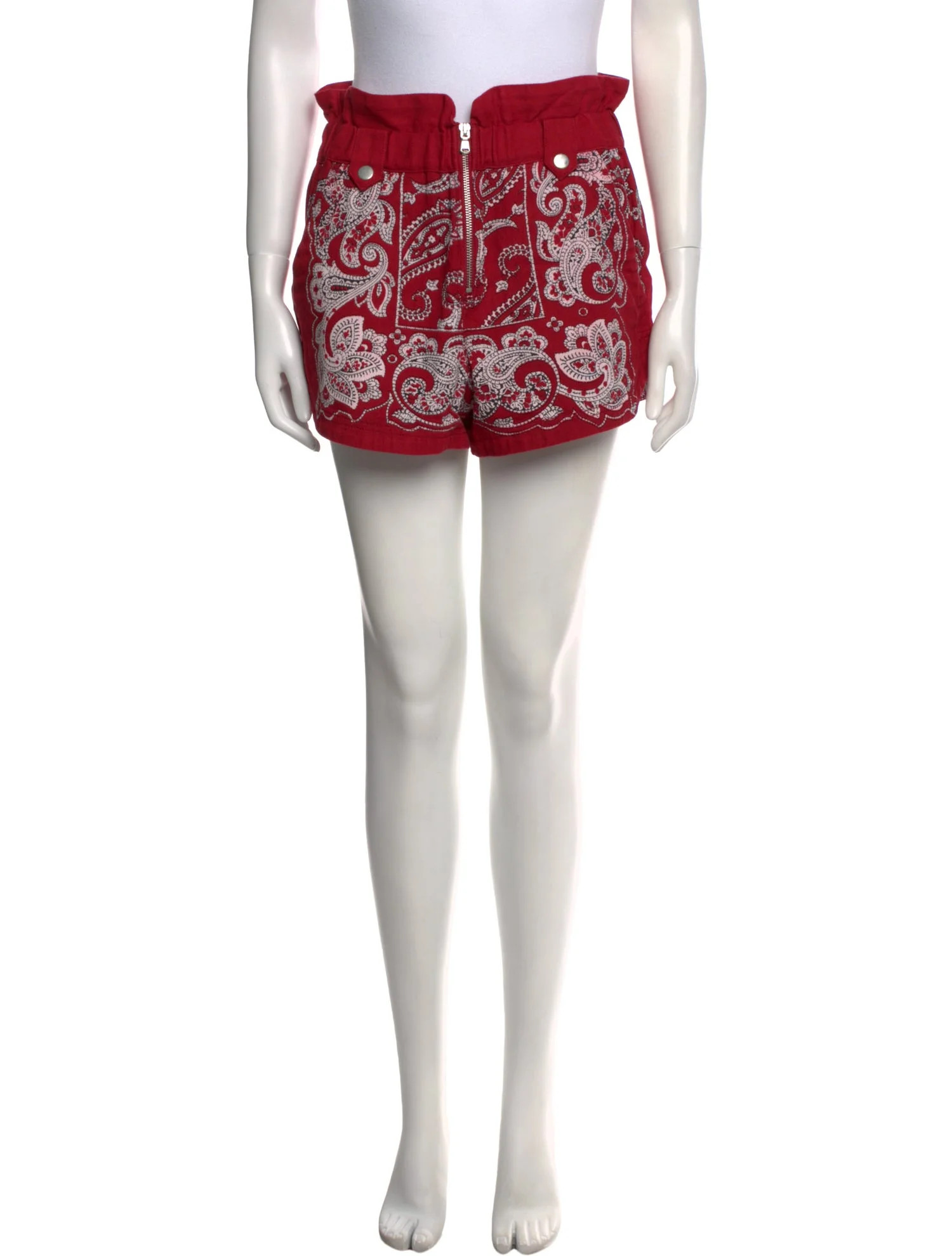 Paisley Print Mini Shorts | The RealReal