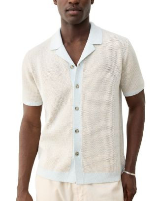 Marine Layer Asher Sweater Camp Shirt  | Bloomingdale's Men | Bloomingdale's (US)