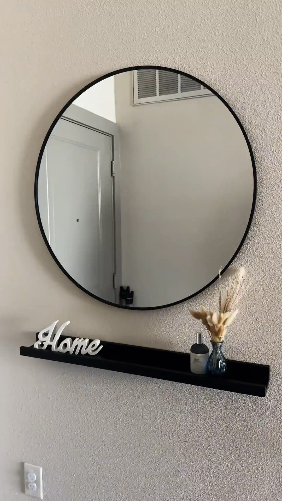 It’s time to start adding to our bare walls! I love this circle mirror and floating shelf combo instead of an entry way table! 

#LTKselfcare #LTKHome