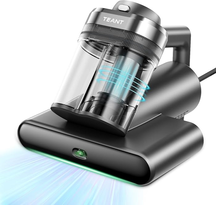 Powerful Mattress Bed Vacuum Cleaner, 2-Speed (14kPa/18kPa) Mattress Vacuum with Green Light Dust... | Amazon (US)