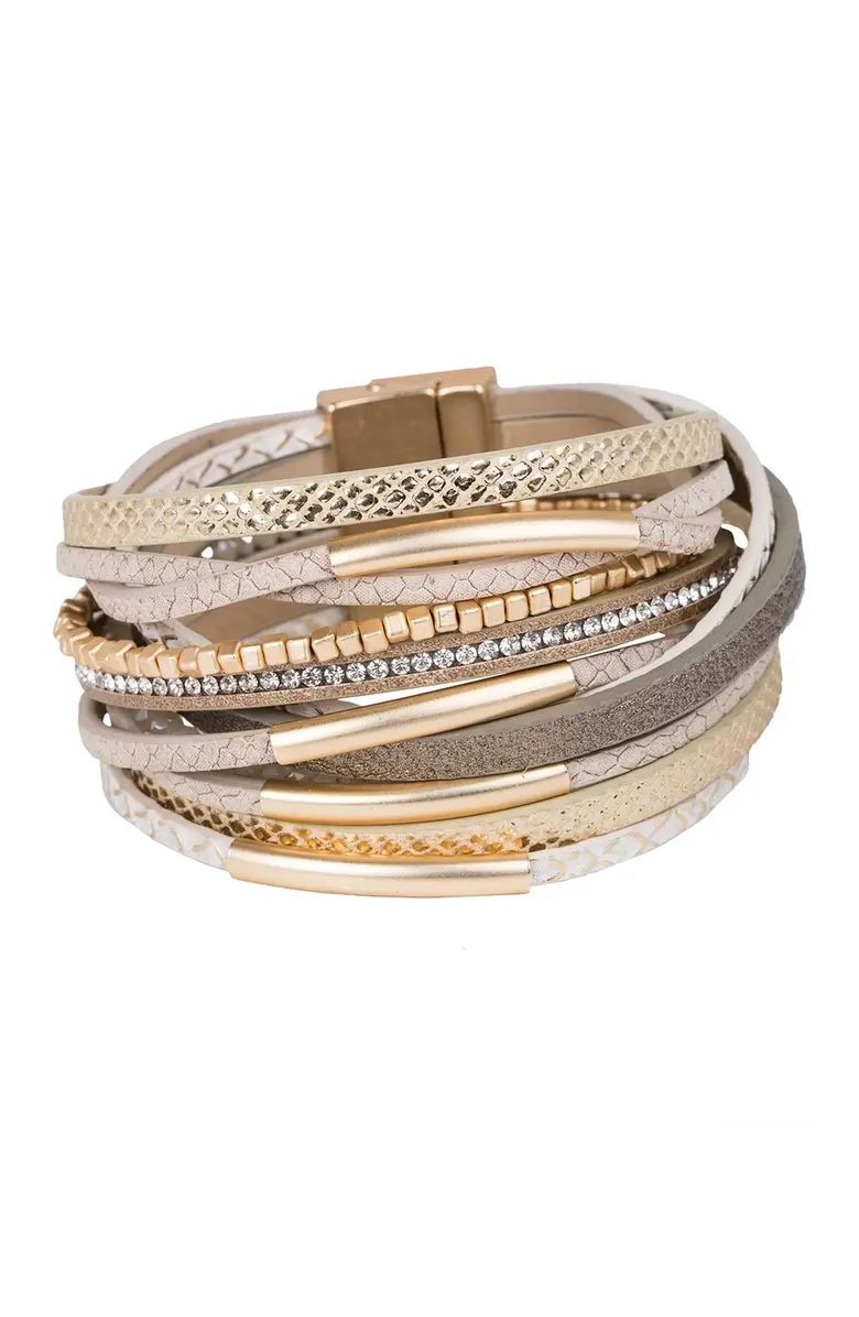 SAACHI Multi Strand Wrap Bracelet | Nordstromrack | Nordstrom Rack