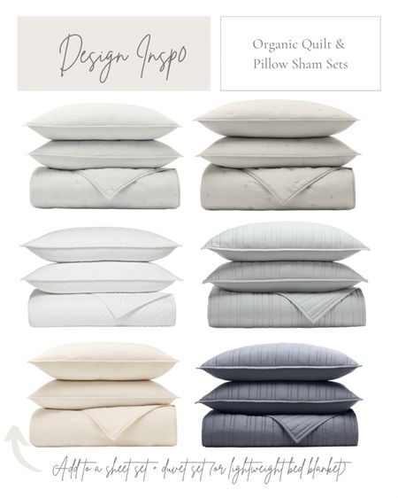Quilt and pillow shams sets from boll and branch. Organic bedding. Luxury bedding. Bedding on sale gift ideas

#LTKGiftGuide #LTKsalealert #LTKhome