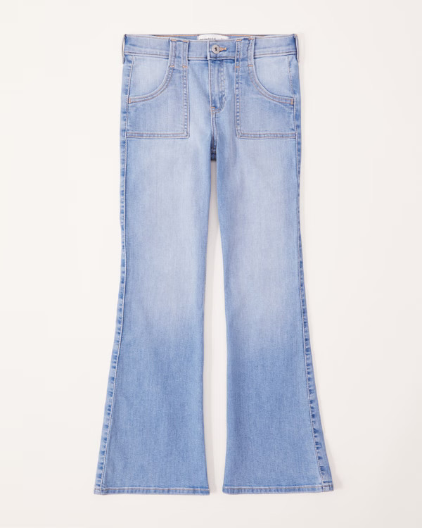 high rise flare jeans | Abercrombie & Fitch (US)