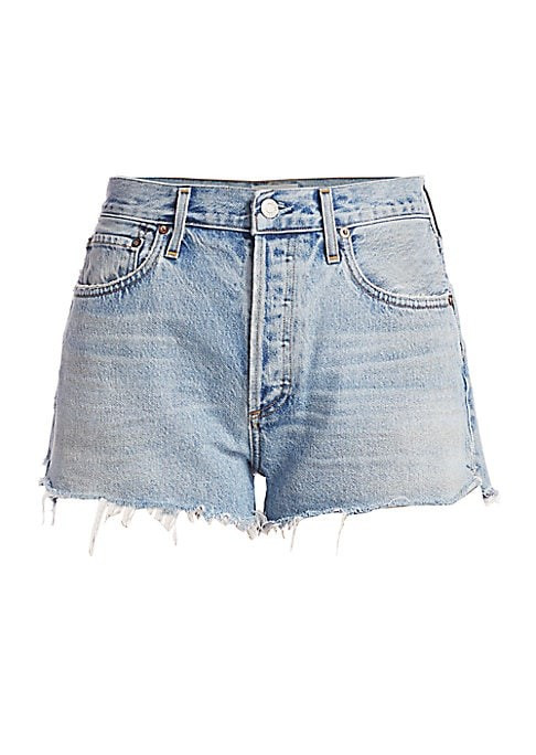 AGOLDE Women's Parker High-Rise Shorts - Riptide - Size 29 (6-8) | Saks Fifth Avenue