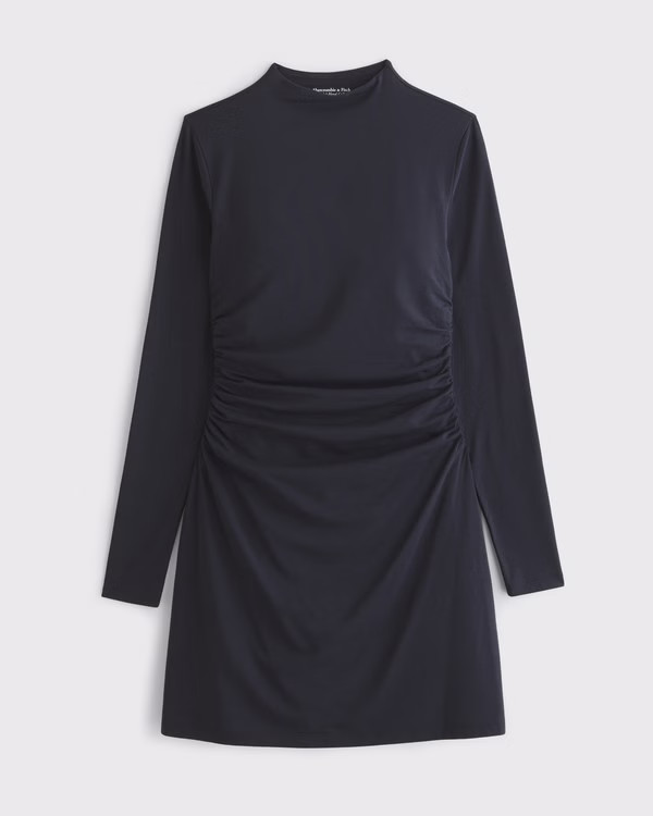 The A&F Paloma Long-Sleeve Mini Dress | Abercrombie & Fitch (US)