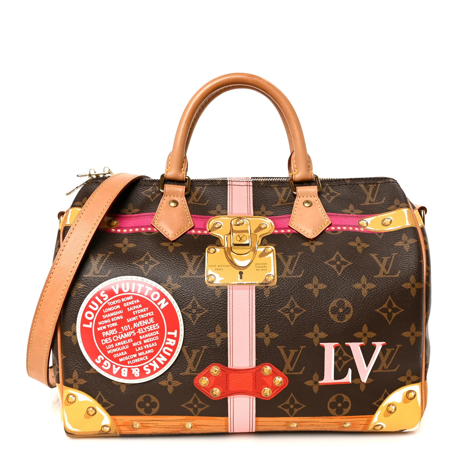 Monogram Summer Trunks Speedy Bandouliere 30 | FASHIONPHILE (US)