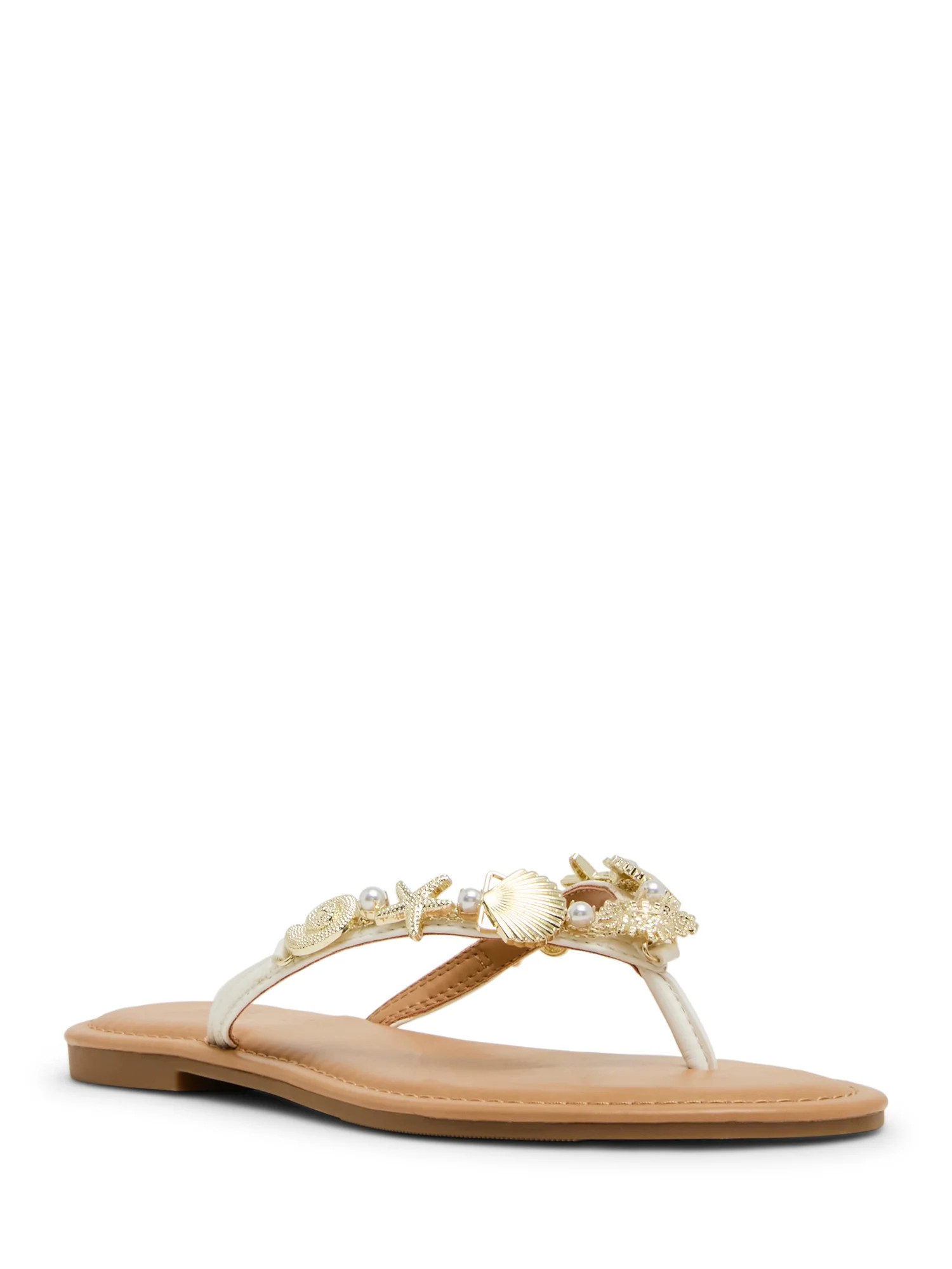 Madden Girl Women's Seaside Ornamented Thong Sandal | Walmart (US)
