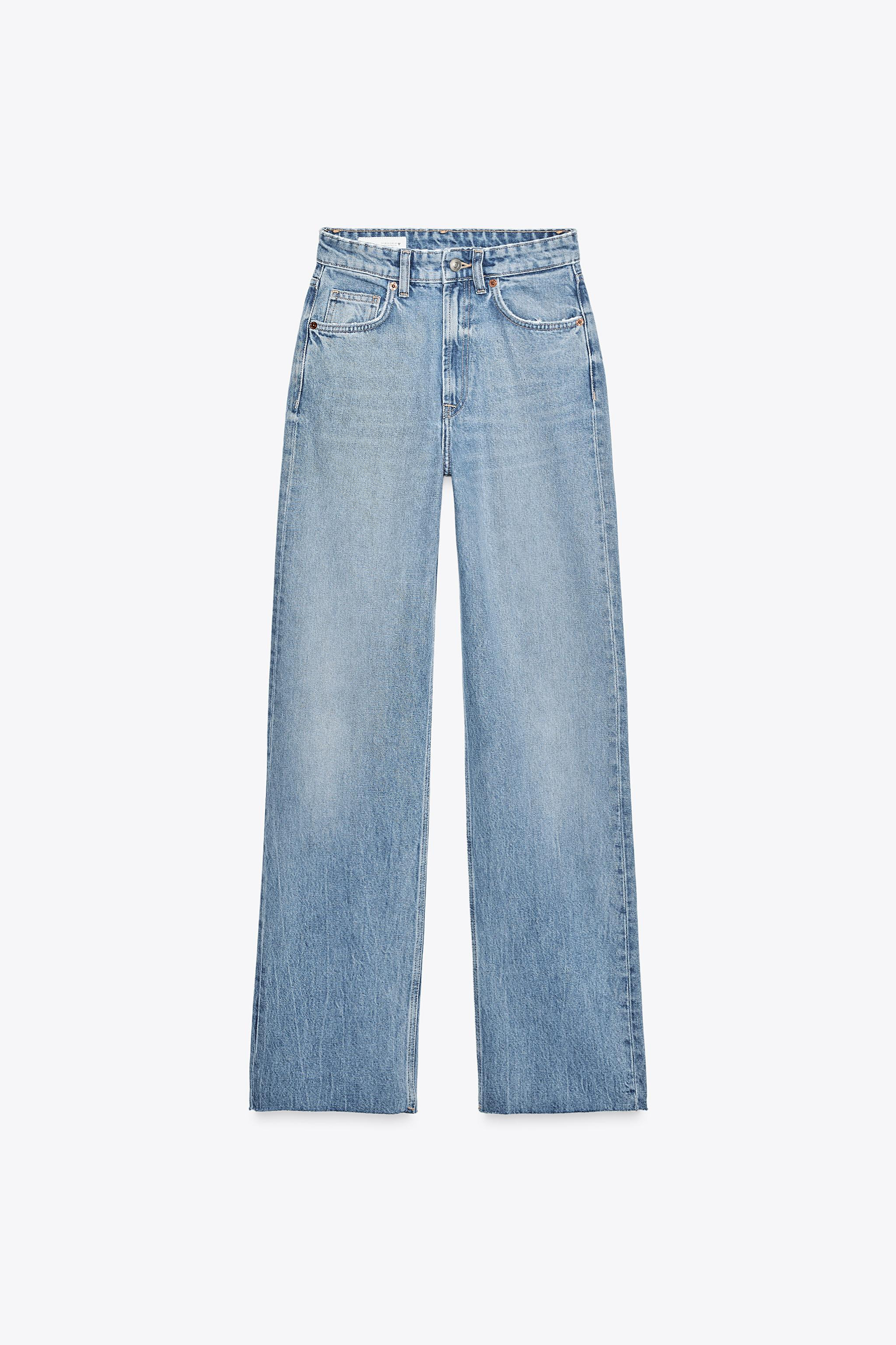 TRF HIGH RISE WIDE LEG JEANS | Zara US