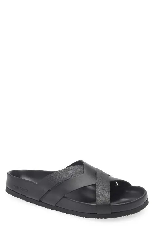 TOM FORD Slide Sandal in Black at Nordstrom, Size 8Us | Nordstrom