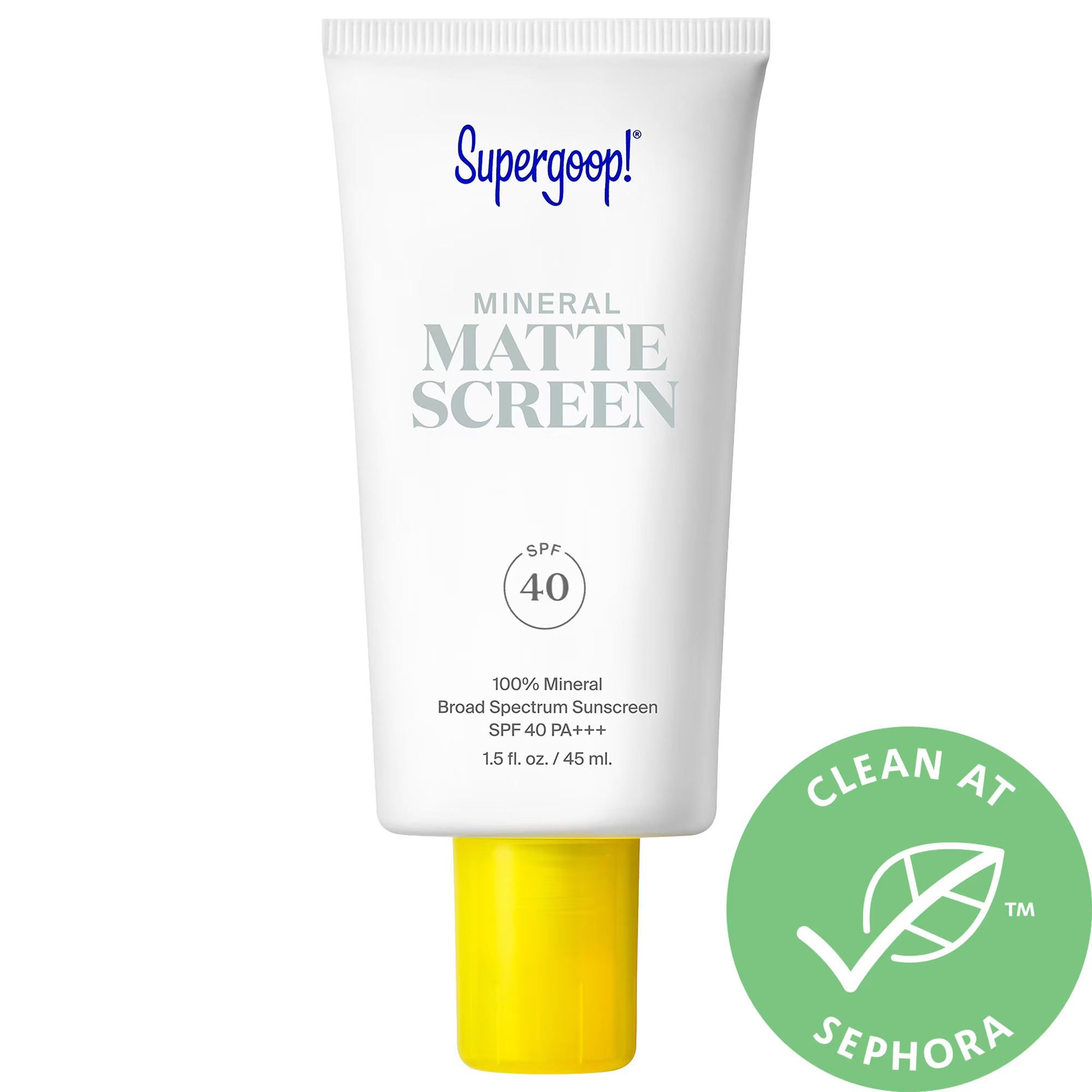 Supergoop! Mineral Mattescreen Sunscreen SPF 40 PA+++ 1.5 oz/ 45 mL | Sephora (US)