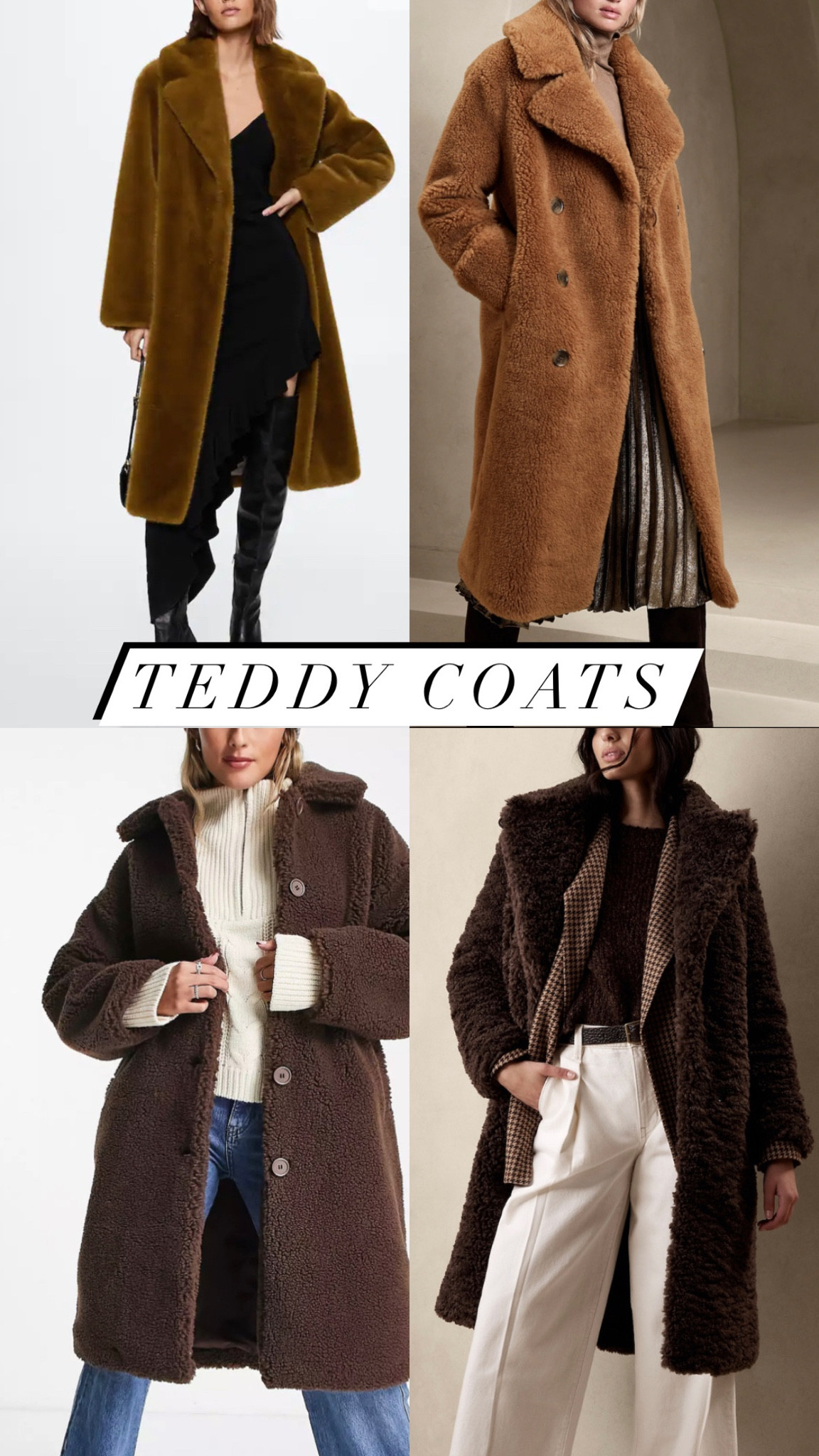 Teddy coat roundup 

#LTKsalealert #LTKstyletip #LTKSeasonal