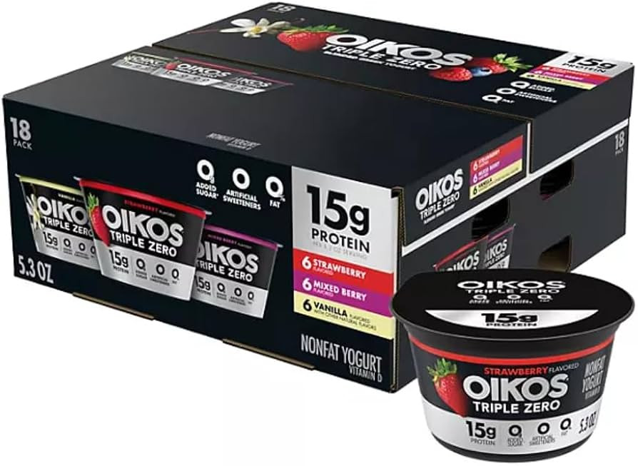 Greek Yogurt Variety Pack, 5.3 oz., 18 ct. | Amazon (US)