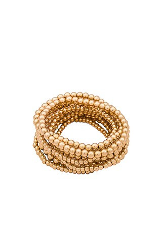 8 Other Reasons Beaded Bracelet in Gold from Revolve.com | Revolve Clothing (Global)