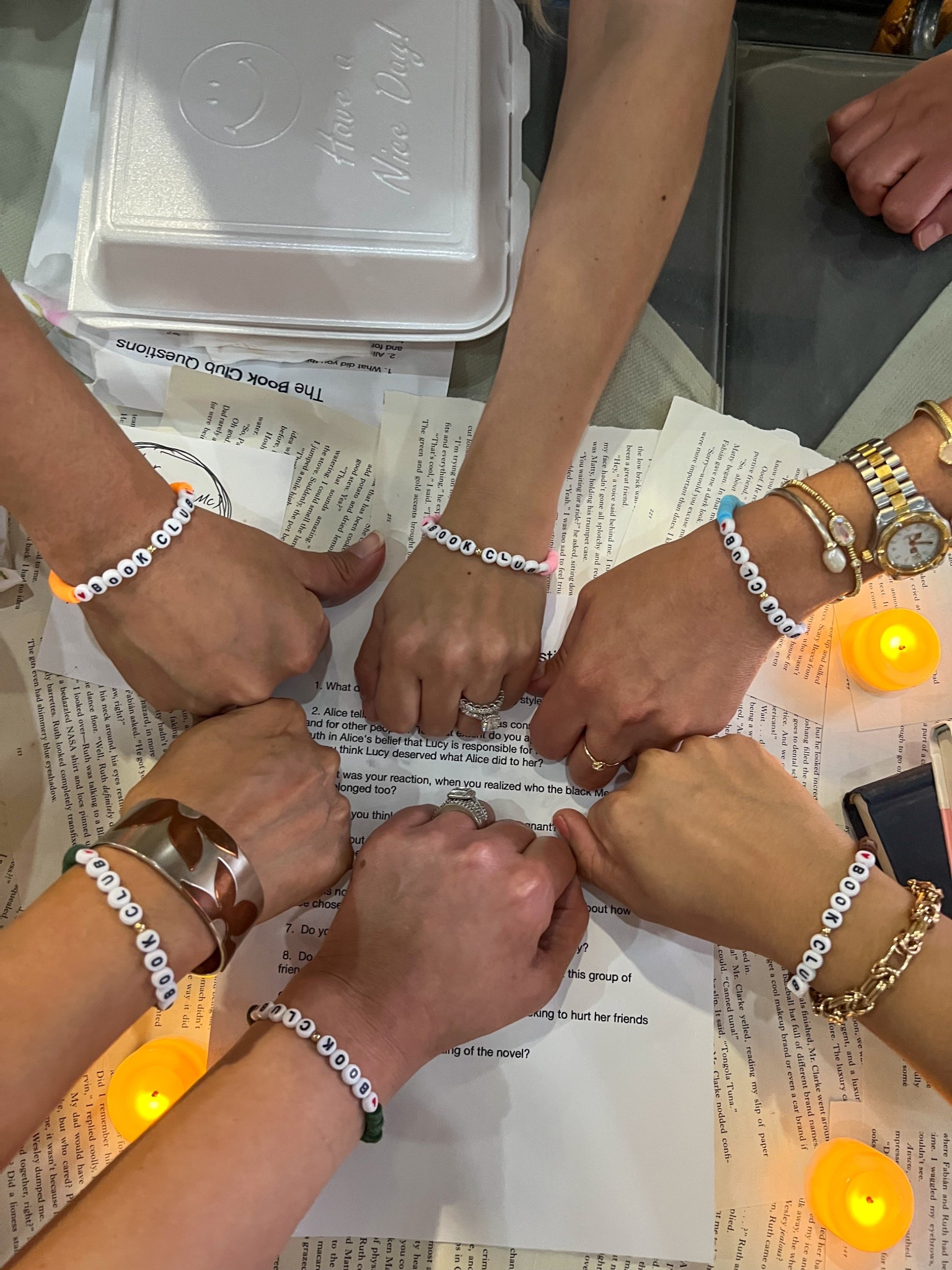 Book Club friendship bracelets 
Book club meeting favors
Amazon finds
Multiple colors
Beaded stretchy bracelets 

#LTKFindsUnder50 #LTKGiftGuide #LTKParties