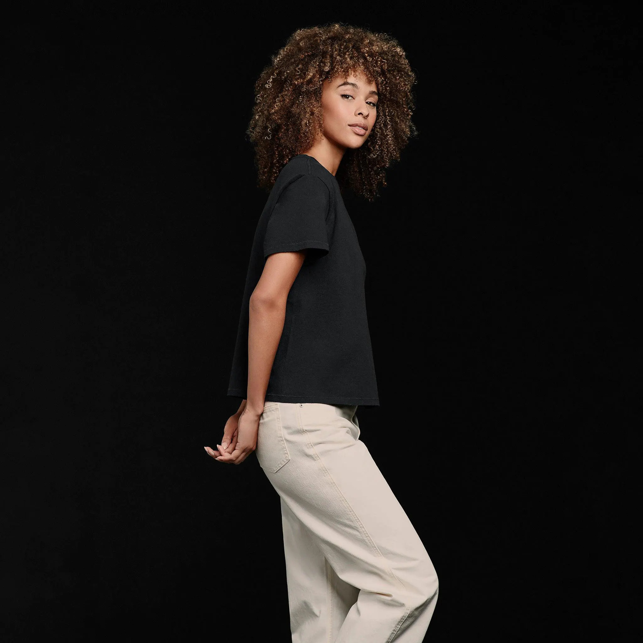 Women's Everyday T-Shirt - Black - nuuds | nuuds