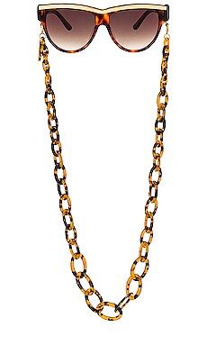 my my my Tory Sunglass Chain in Tortoise from Revolve.com | Revolve Clothing (Global)