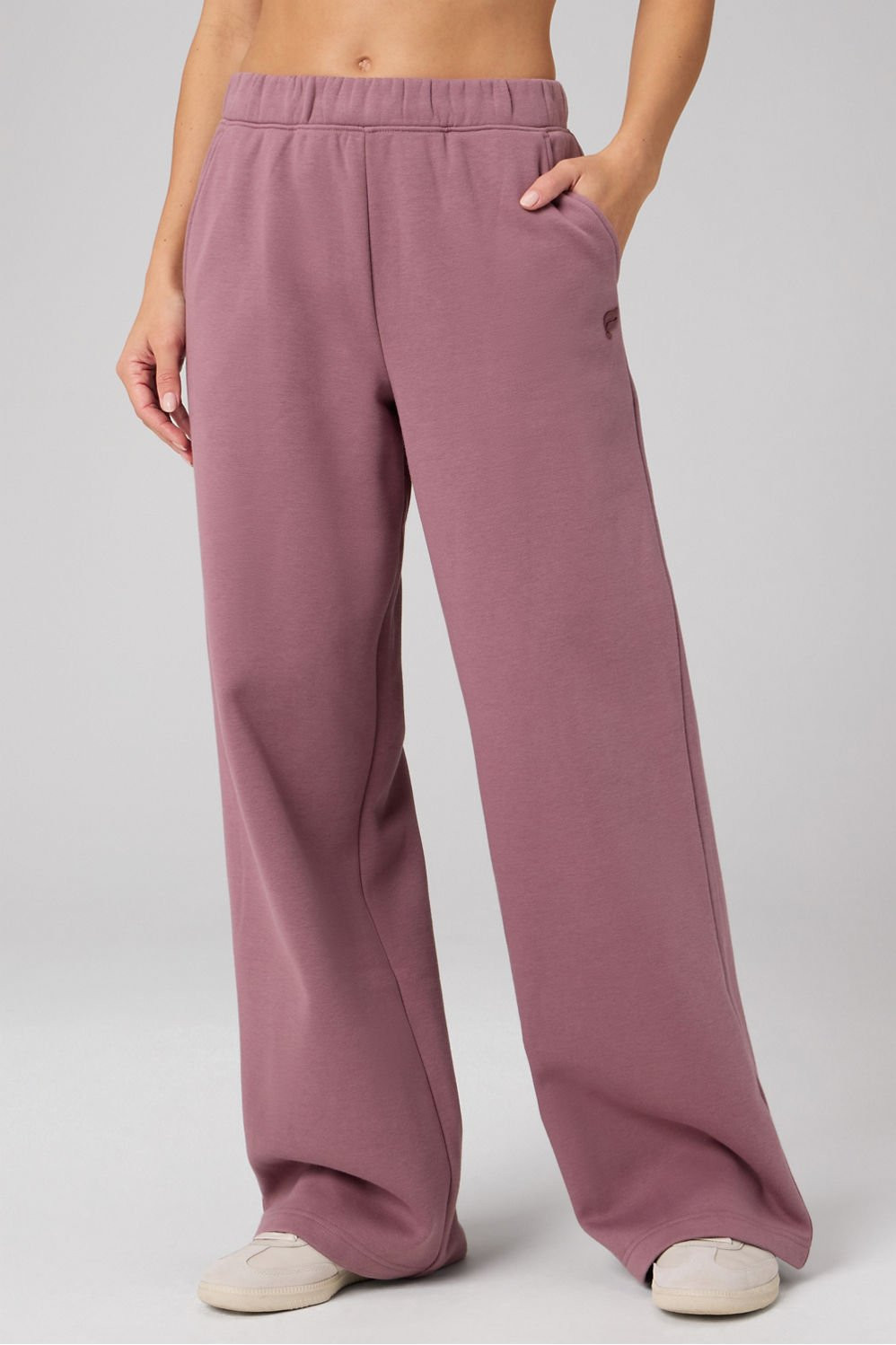 Cozy Fleece Wide Leg Sweatpant | Fabletics
