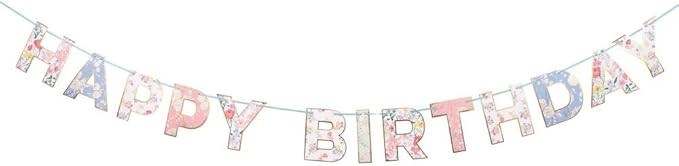 Meri Meri English Garden Birthday Garland | Amazon (US)