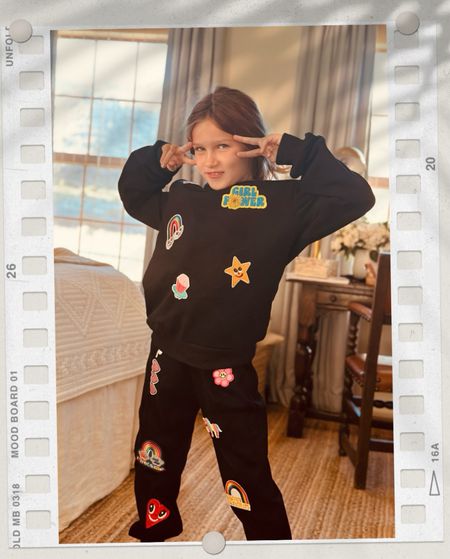 I ordered the girls these patch sweatsuits for rockstar day at school but they look too cute in them to wait! Birdie kept saying how soft it was. Love to cuddle them in these cute looks.
Birdie is 8 years old and wearing a size 10. 


#LTKkids #LTKfindsunder100 #LTKparties