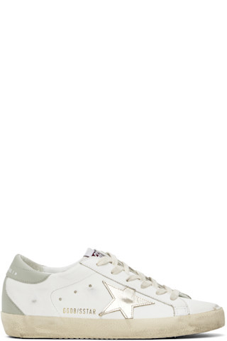 Golden Goose - White Super-Star Classic Sneakers | SSENSE