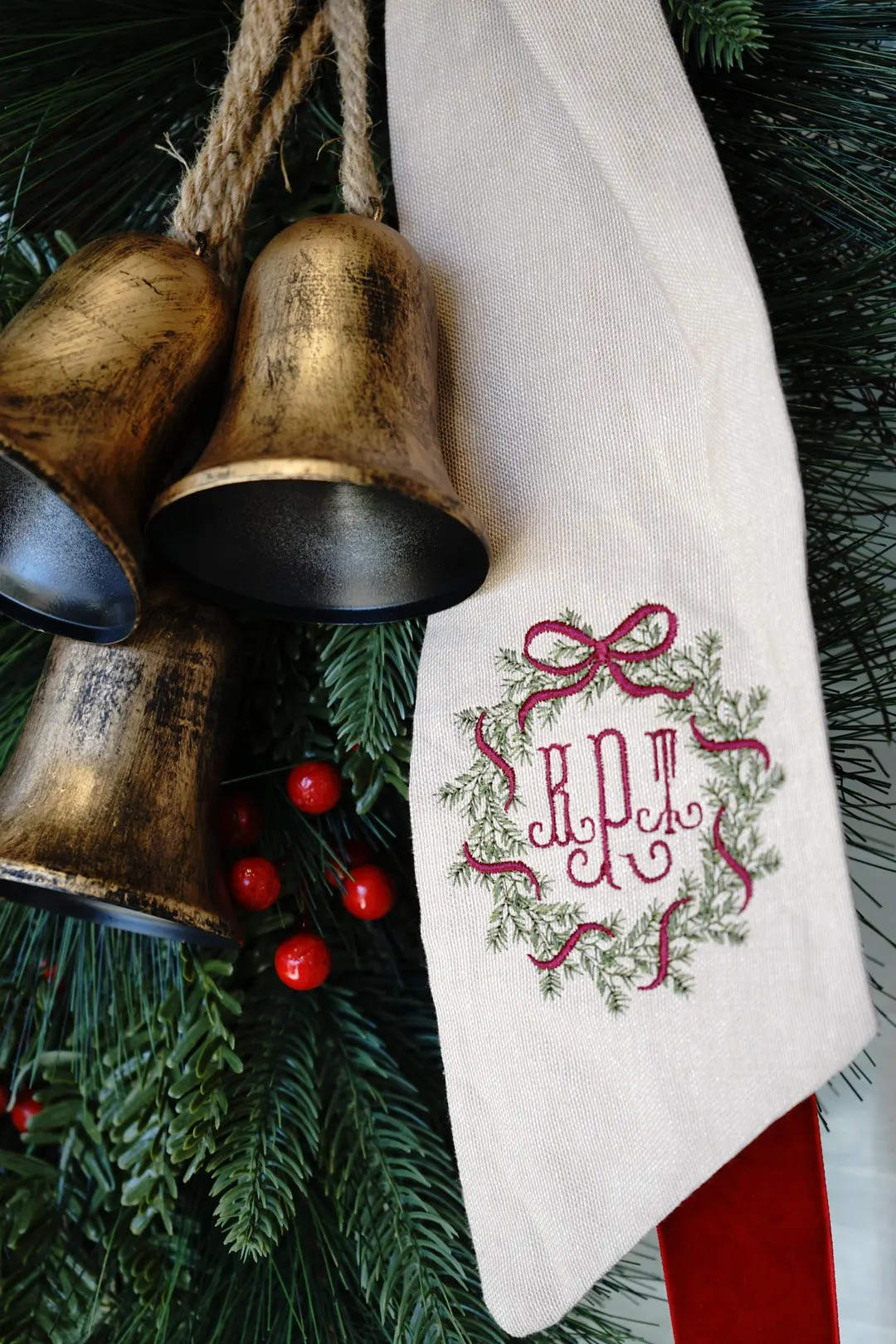 Embroidered Wreath & Initials-wreath Sash - Etsy | Etsy (US)