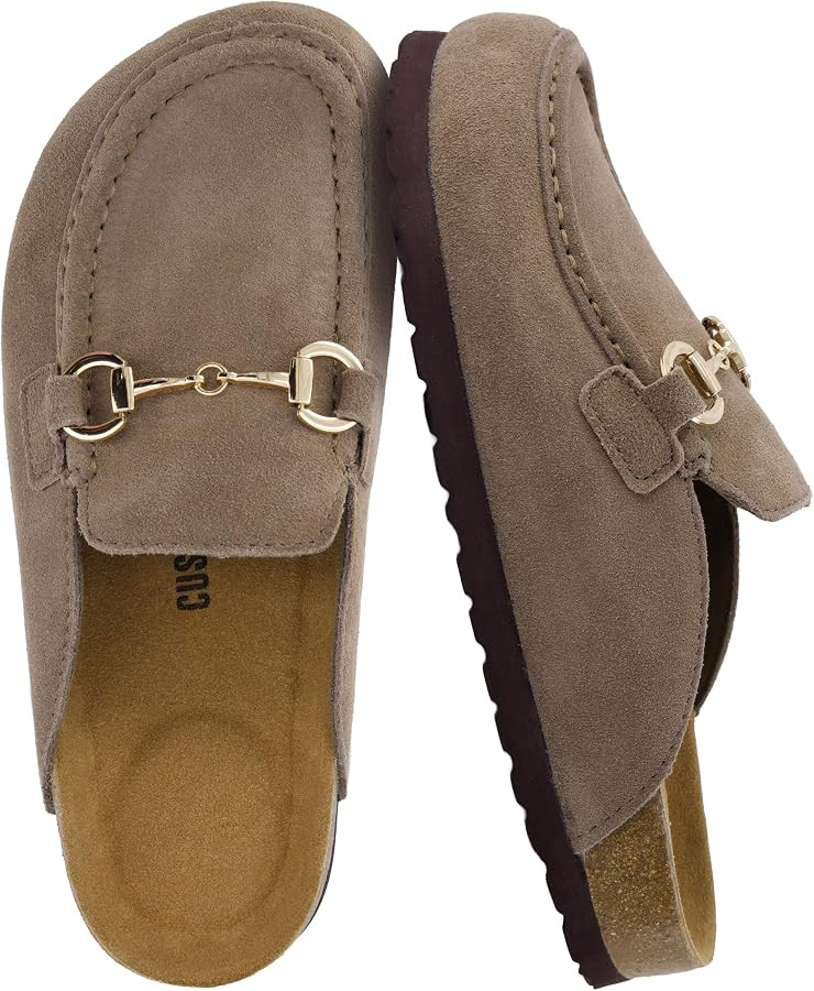 CUSHIONAIRE Cliff Suede Clog Mules for Women | Amazon (US)