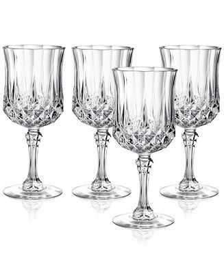 Cristal D’Arques Set of 4 Wine Glasses | Macys (US)