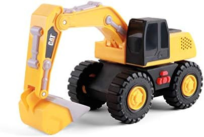 CAT Construction Toys, Tough Machines Toy Excavator, 10" W/Realistic Lights & Sounds, Rumbling Ac... | Amazon (US)