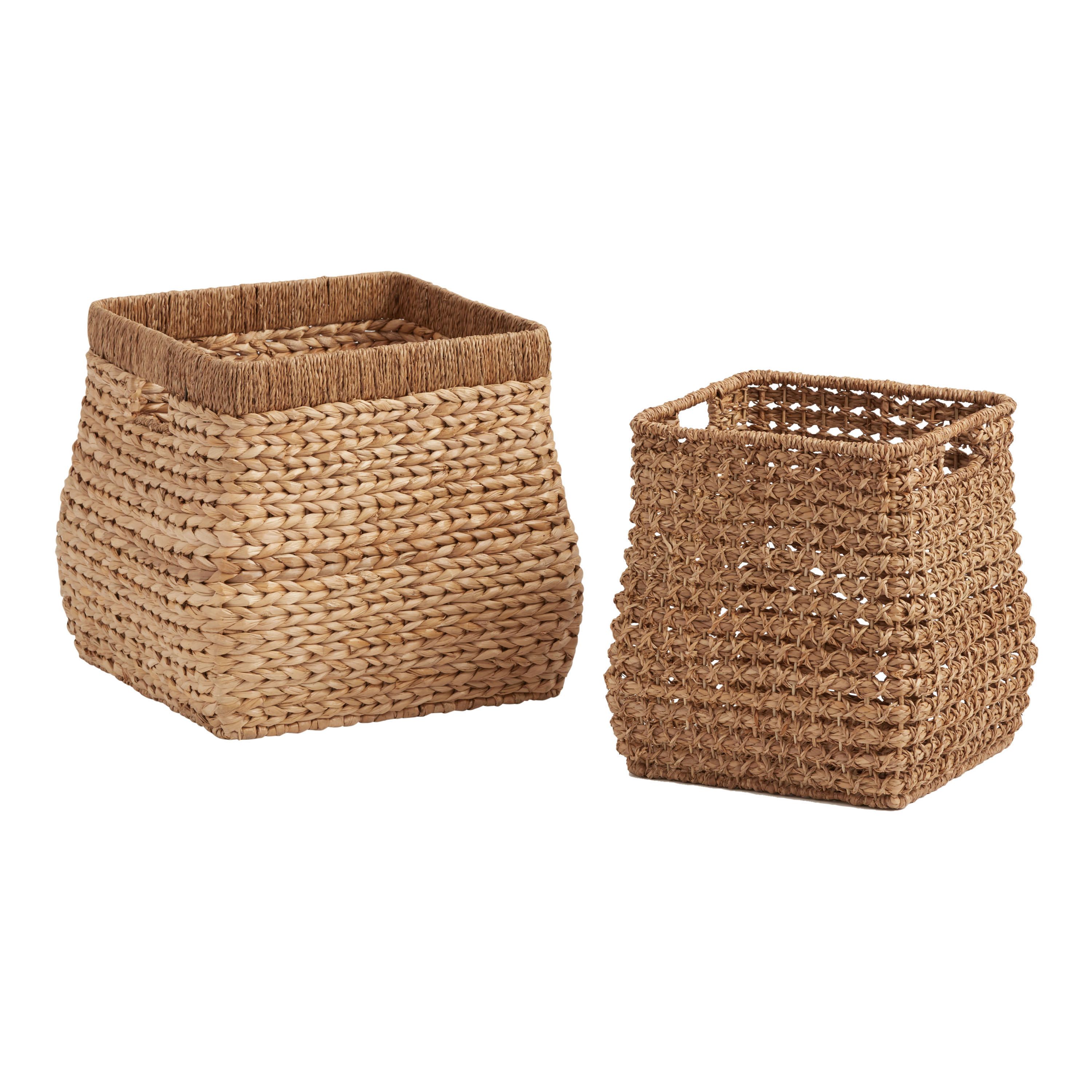 Tinsley Square Seagrass Basket | World Market