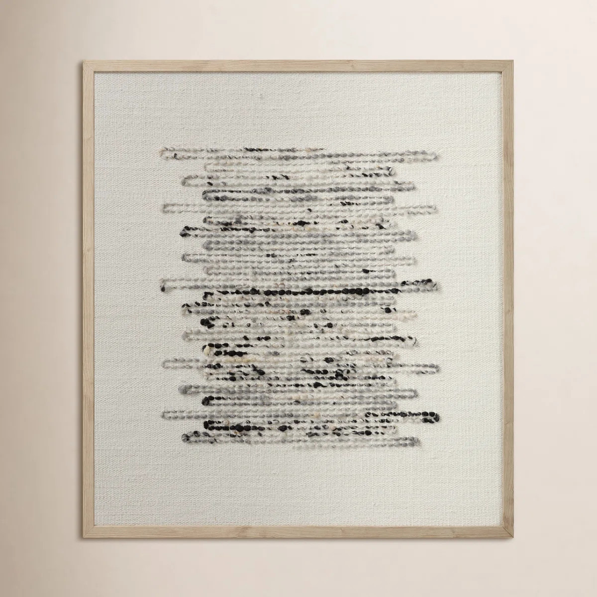 Amber Lewis x Loloi Sutter Silver / Ivory 3'-2" x 3'-6" Wall Art | Wayfair North America