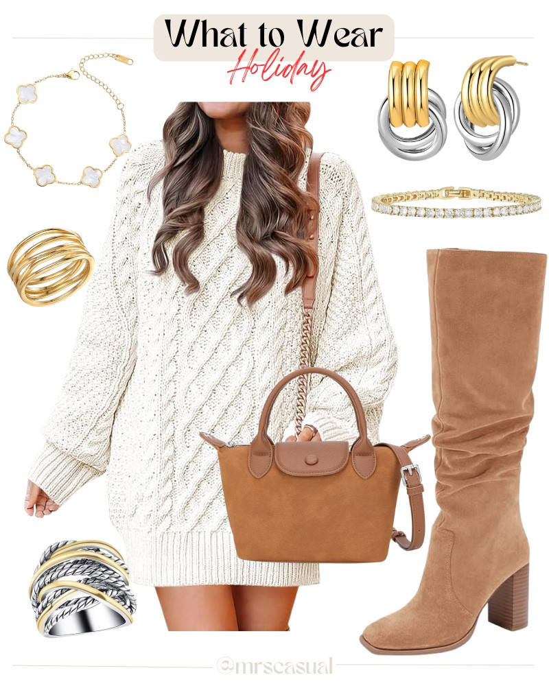 The easiest cozy-chic holiday outfit that looks pulled together with zero effort 🤍 🔗⬇️

#LTKSeasonal #LTKOver40 #LTKHoliday