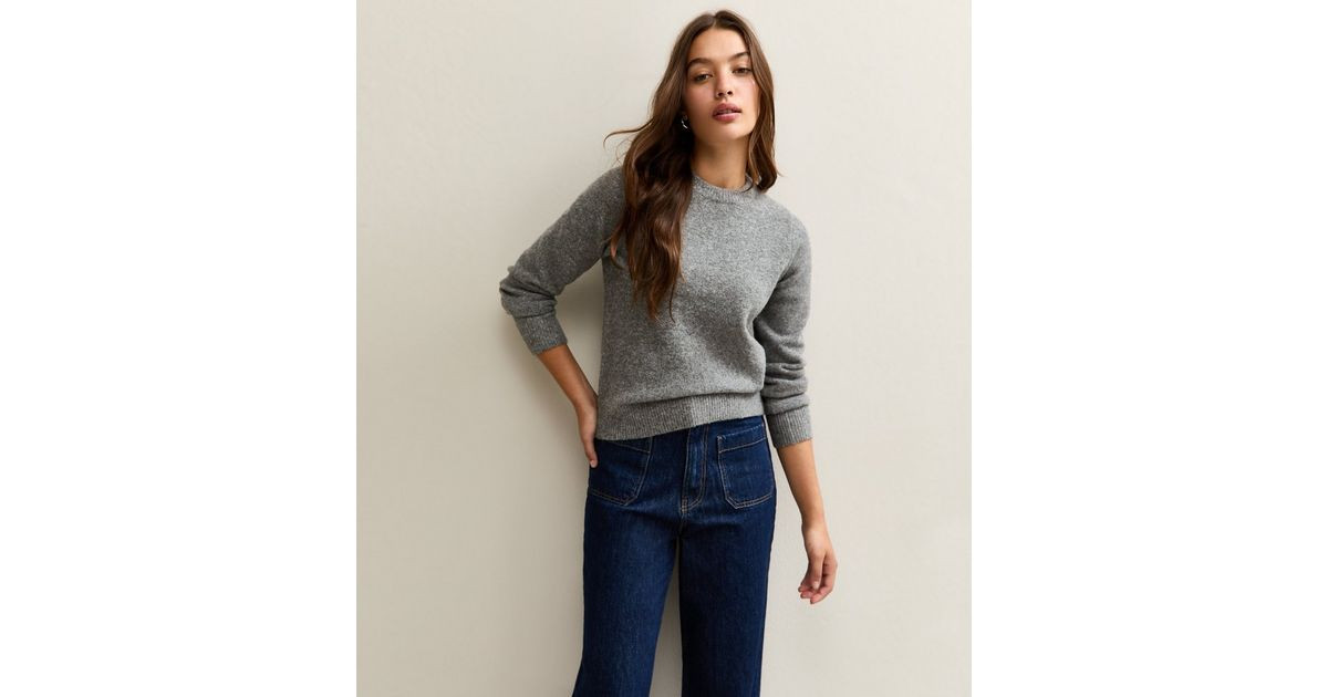 Grey Crew Neck Jumper | New Look | New Look (UK)