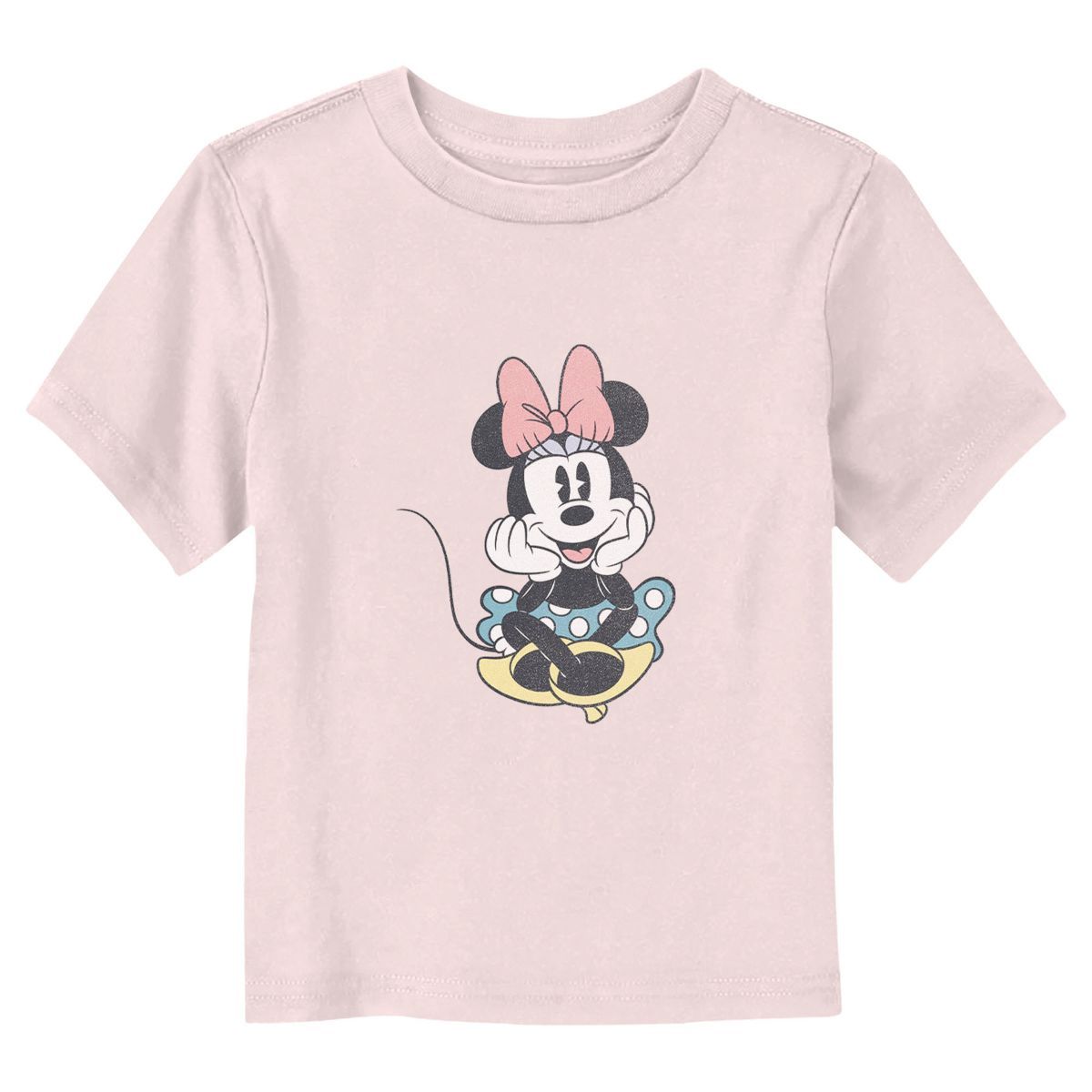 Toddler's Mickey & Friends Distressed Retro Minnie Sitting T-Shirt | Target