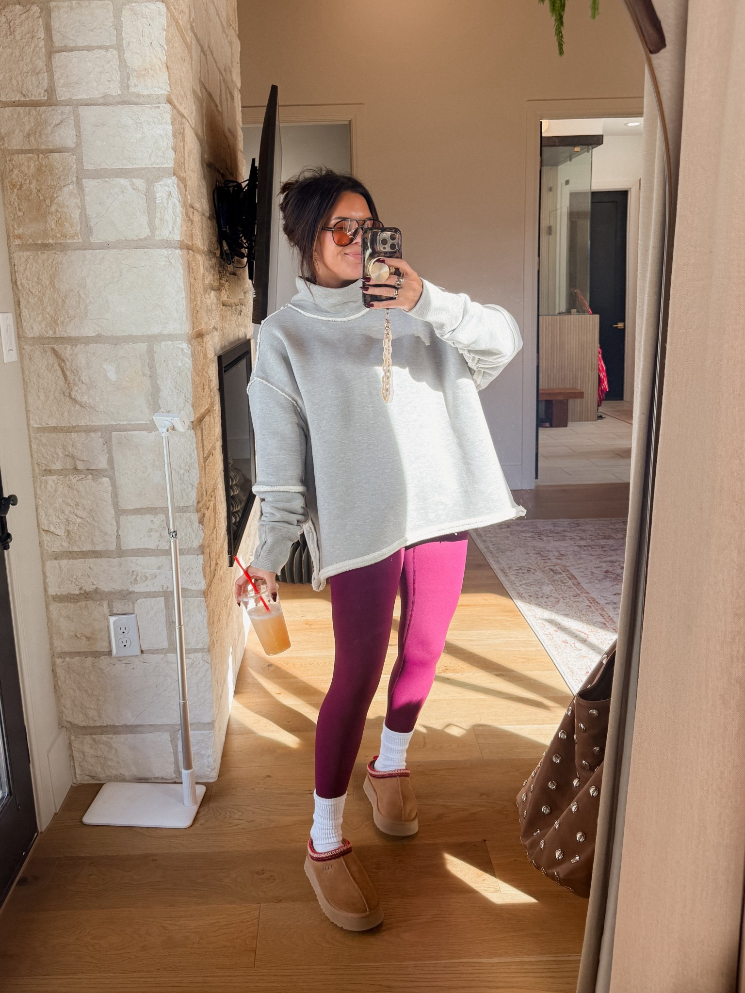 Free People Sweatshirt: XL
Leggings: Large


#LTKMidsize #LTKActive #LTKgrwm