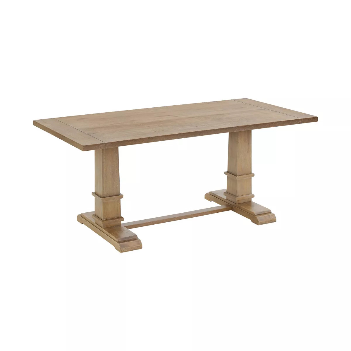 Joanna Rectangle Dining Table Rustic Brown - Crosley | Target