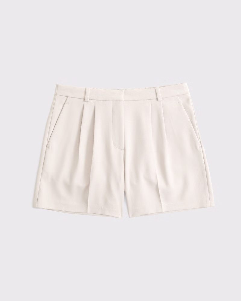 Women's A&F Sloane Low Rise Tailored Short | Women's Bottoms | Abercrombie.com | Abercrombie & Fitch (US)