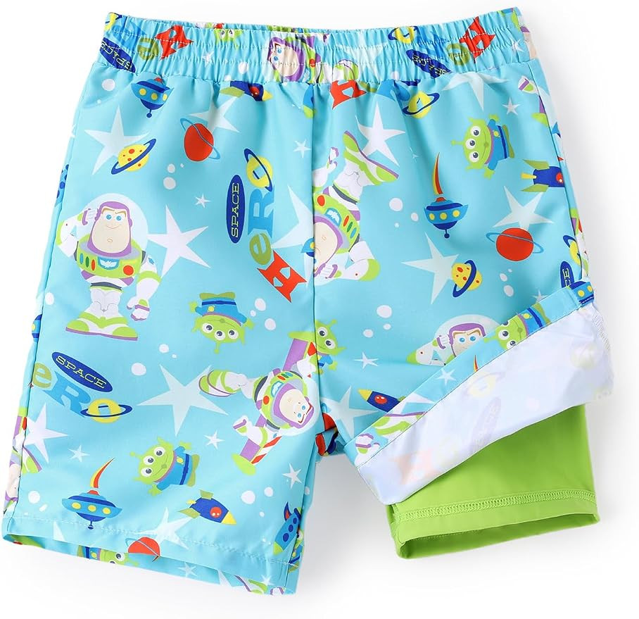 Disney Stitch Spiderman Star Wars Cars Toy Story Mickey Boy Swim Trunks UPF50+Swim Shorts Compres... | Amazon (US)