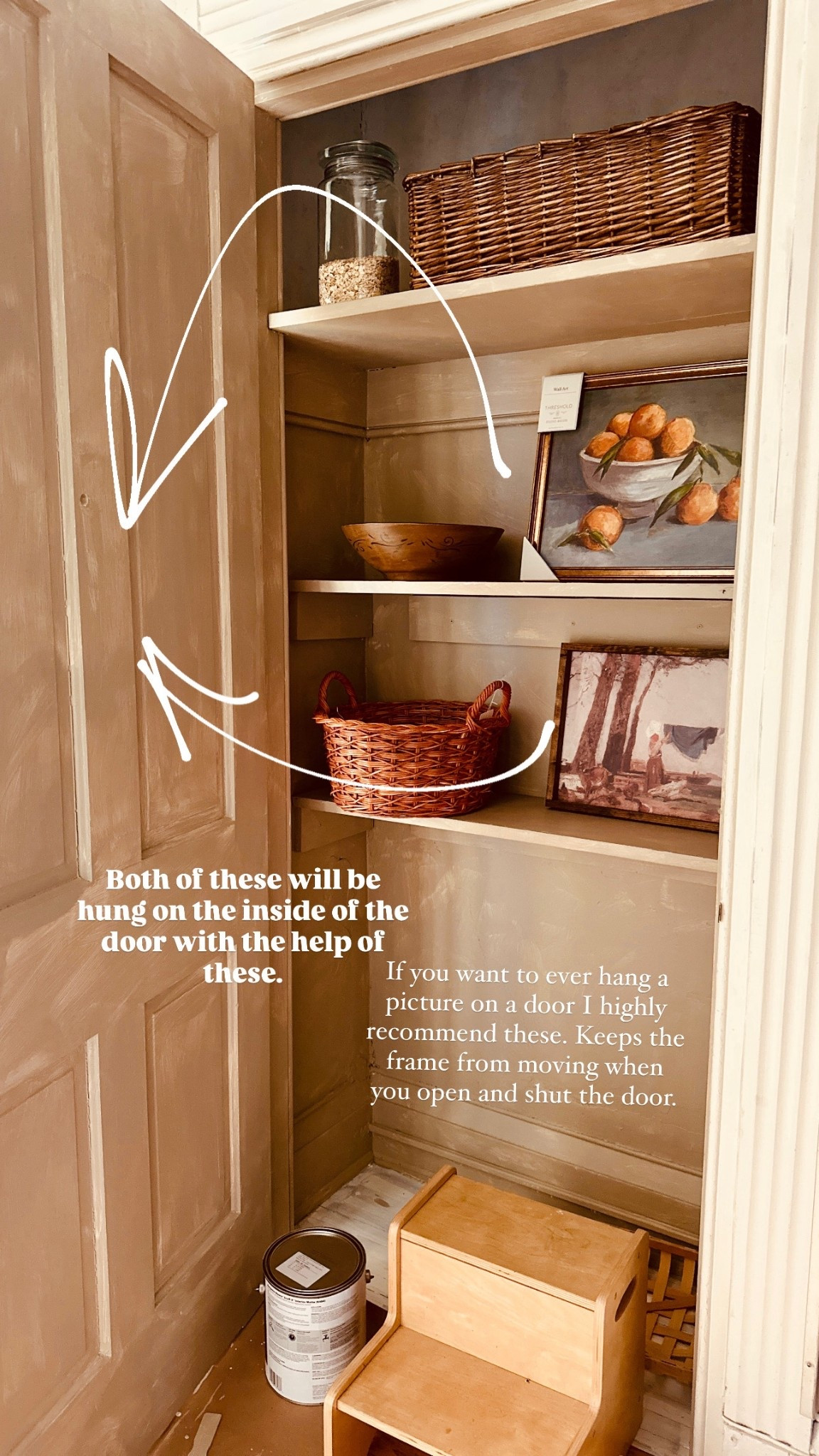 A Home Hack! Use these if you would like to hang a picture on a back of a door or if you can't use nails! 

#LTKHome