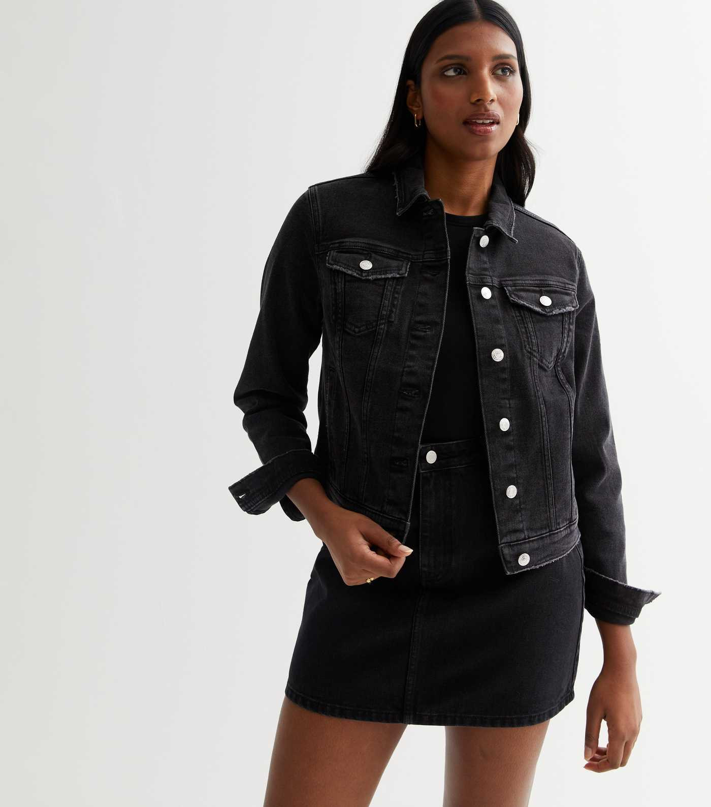 Black Denim Western Jacket
						
						Add to Saved Items
						Remove from Saved Items | New Look (UK)