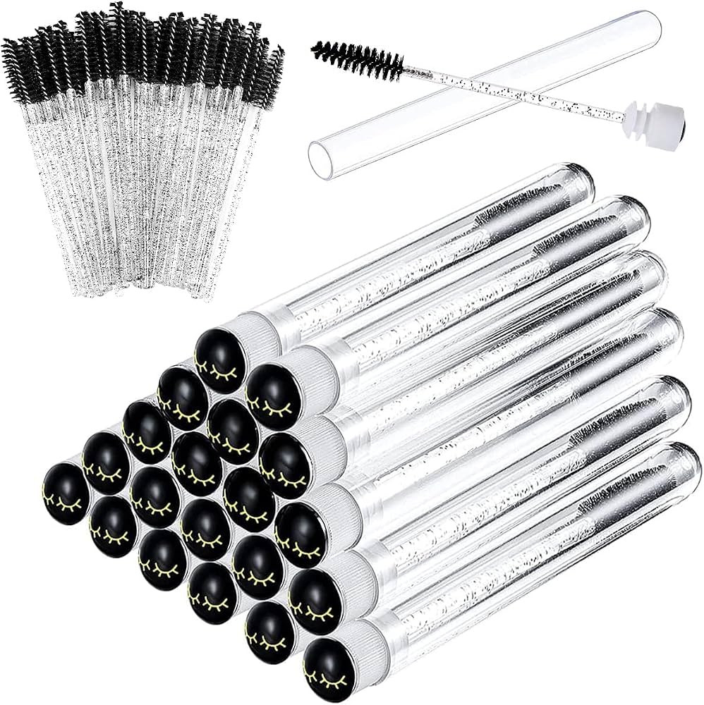 Mascara Wand Brushes Tubes Set-70 Pieces Disposable Eyelash Brushes Replacement with 20 Pieces Em... | Amazon (CA)