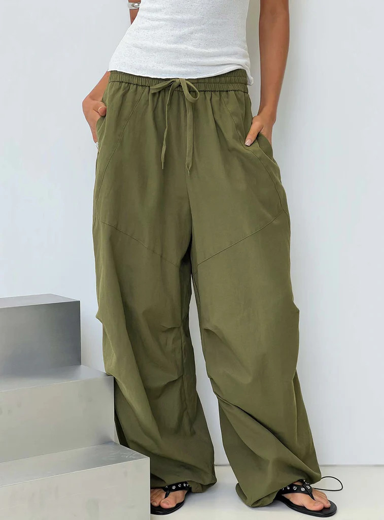 Mankind Baggy Cargo Pants Olive | Princess Polly US