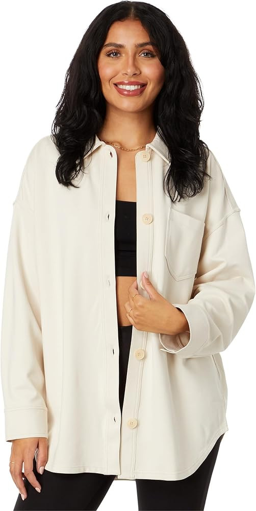Madewell Ponte Hurricane Shirt-Jacket | Amazon (US)