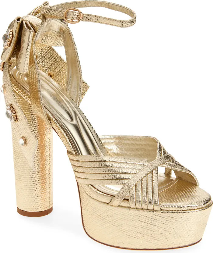 AZALEA WANG Crawley Ankle Strap Platform Sandal (Women) | Nordstrom | Nordstrom